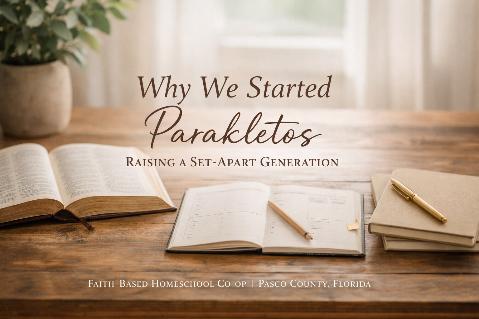 Why We Started Parakletos Family Solutions: A Faith-Based Homeschool Co-op in Florida